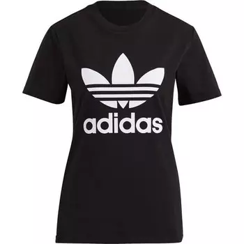 Футболка adidas Originals Trefoil Fit женская, черный