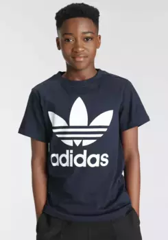 Футболка Adidas Originals "TREFOIL TEE", унисекс, цвет Night Indigo