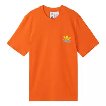Футболка adidas originals x PALACE Crossover Alphabet Round Neck Short Sleeve Unisex Orange, оранжевый