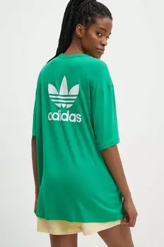 Футболка adidas Originals, зеленый