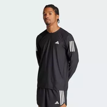 Футболка Adidas Own the Run Long Sleeve T-Shirt, черный
