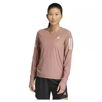 Футболка adidas Own The Run long sleeve, розовый