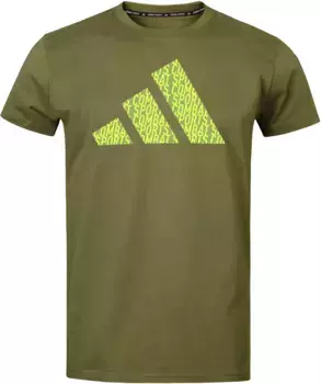 Футболка adidas Performance "Футболка с рисунком Perfo Script", зеленый