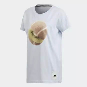 Футболка adidas Playera TEE W, белый/принт