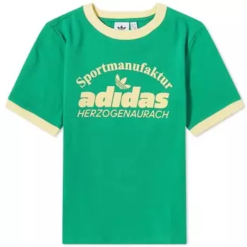 Футболка Adidas Retro Graphics, зеленый