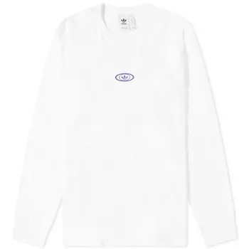 Футболка Adidas с длинным рукавом Rekive, белый