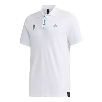 Футболка adidas Sports Short Sleeve Polo Shirt White, белый