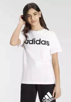 Футболка Adidas Sportswear "ESSENTIALS LINEAR LOGO COTTON", белый