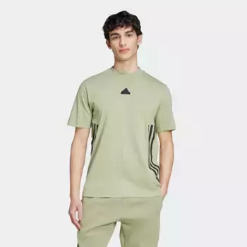 Футболка Adidas Sportswear "M FI 3S REG T", зеленый