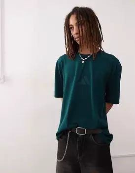 Футболка Adidas Sportswear ZNE зеленого цвета