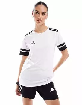 Футболка Adidas Squadra25 белого цвета