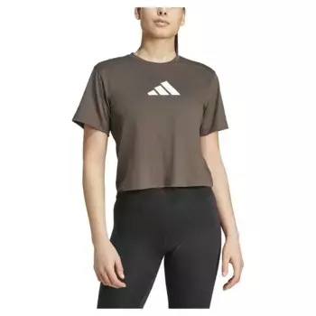 Футболка adidas Train Essentials Big Logo Performance, коричневый
