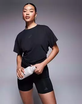 Футболка Adidas Training Power Twist Back черного цвета Adidas Performance