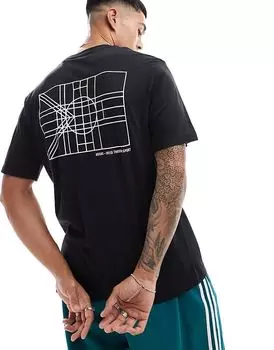 Футболка adidas Training с графикой нации Тиро черного цвета adidas performance