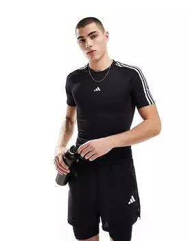 Футболка adidas Training tech fit черного цвета adidas performance