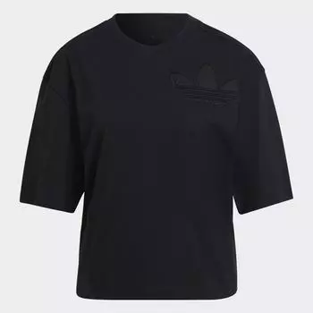 Футболка adidas Trefoil Patch, черный