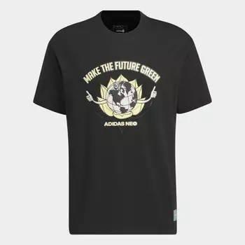 Футболка Adidas U CESP TEE, черный/принт