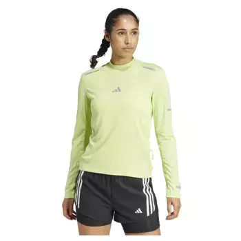 Футболка adidas Ultimate Running Reflective long sleeve, желтый
