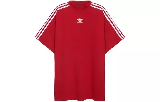 Футболка Adidas X Adidas мужская красная Balenciaga, красный