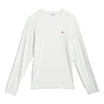 Футболка adidas x CLOT Long Sleeve Ribbed T-shirt 'Core White', белый