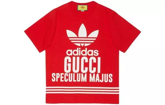 Футболка Adidas X мужская красная Gucci, красный