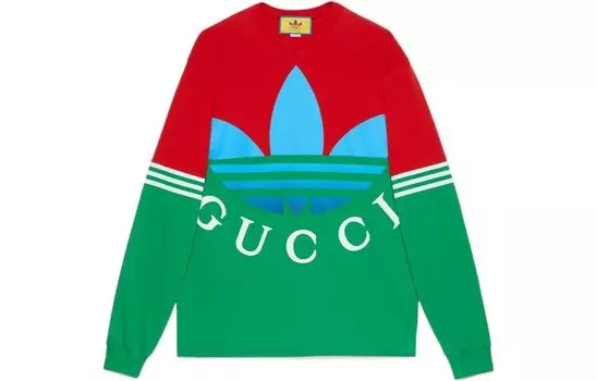 Футболка Adidas X мужская зеленая Gucci, зеленый