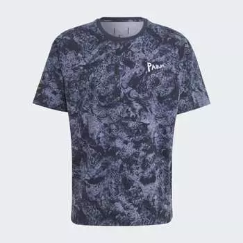 Футболка adidas x Parley Tee (Gender Neutral), темно-синий/белый