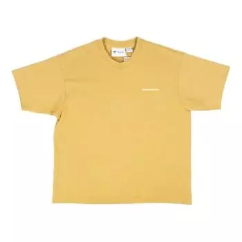Футболка adidas x Pharrell Humanrace Small Logo T-Shirt 'Tan', желто-коричневый