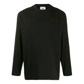 Футболка adidas Y-3 Long Sleeve Classic Chest Logo T-Shirt 'Black' FN3361, черный