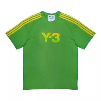 Футболка adidas Y-3 x PALACE Logo T-Shirt 'Green', зеленый
