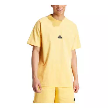 Футболка adidas Z.N.E. T-shirt Asia Sizing 'Yellow', желтый