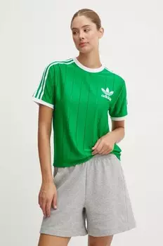 Футболка Адиколор adidas Originals, зеленый