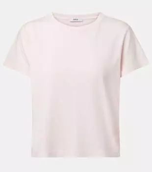 Футболка Adine из усаженной хлопковой джерси Agolde, Cosmos