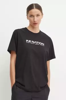 Футболка Aero SS Tee из хлопка P.E Nation, черный