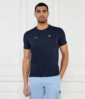 Футболка Aeronautica Militare хлопковая, синий