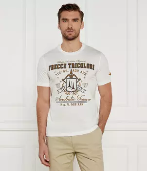 Футболка Aeronautica Militare Regular Fit, кремовый