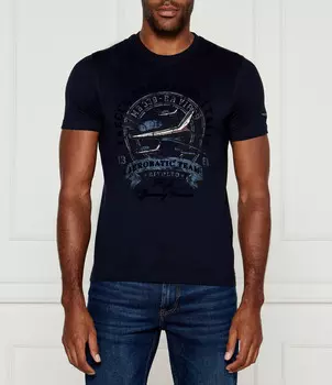 Футболка Aeronautica Militare Regular Fit, темно-синий