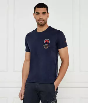 Футболка Aeronautica Militare Regular Fit, темно-синий
