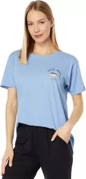 Футболка Ahi Mount Boyfriend с короткими рукавами Salty Crew, цвет Marine Blue