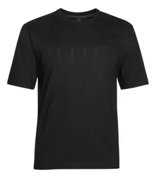 Футболка AHORN SPORTSWEAR "TRADITIONAL_vulcan grey", с модным принтом спереди, черный