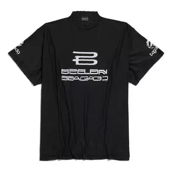 Футболка ai generated inside-out t-shirt 'black' Balenciaga, черный