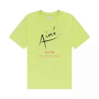 Футболка Aim Leon Dore Gallery Tee, зеленый
