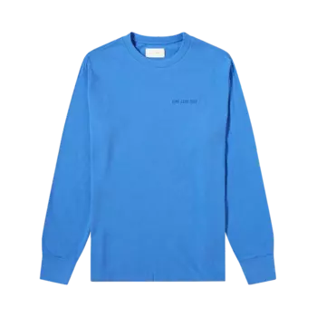 Футболка Aim Leon Dore Logo Long-Sleeve 'Amparo Blue', синий