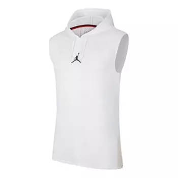 Футболка air dri fit back алфавитный принт капюшон жилет Air Jordan, белый