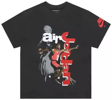 Футболка Air Jordan 1985 Tee 'Off Black', черный