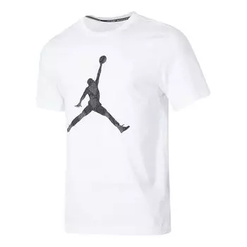 Футболка Air Jordan AS M J SPRT DF JM SS CREW T-Shirt Asia Sizing 'White', белый