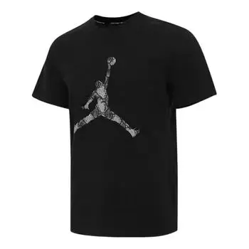 Футболка Air Jordan Crew Neck T-Shirt 'Black', черный