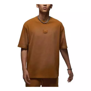 Футболка Air Jordan Flight Essentials 85 Washed T-Shirt Asia Sizing 'Desert Bronze', желто-коричневый