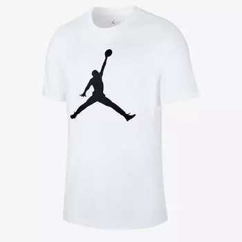 Футболка Air Jordan Jumpman Chest, бело-черный