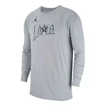 Футболка Air Jordan NBA All Star Los Angeles 2018 Long Sleeve Tee, серый